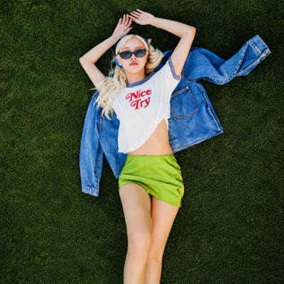 Home Selfie Energy to Full Glam: How Rosé Proved Navy One-Piece Dressing Works at Every Scale