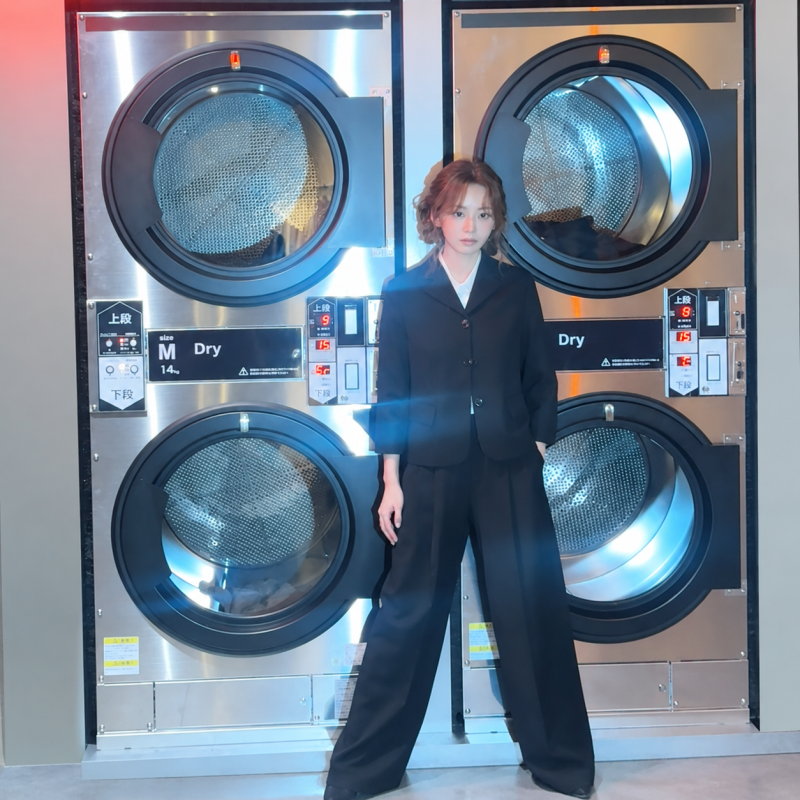 Jo Yi-hyeon Stops Traffic at GU Popup: Brown Tweed vs Black Suit—Two Completely Different Moods