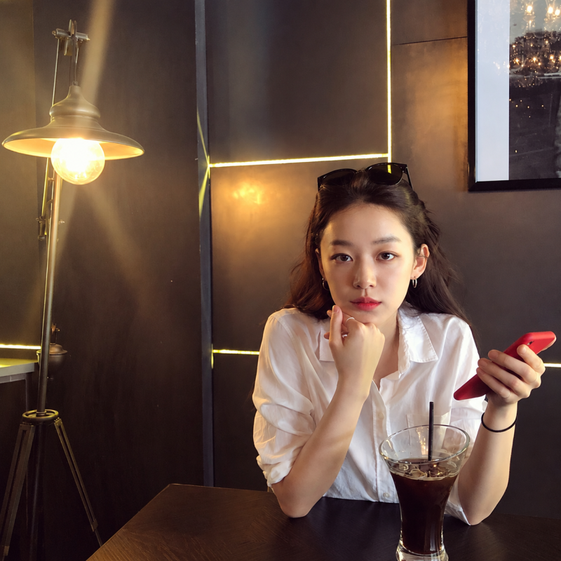 The actress known as Ji Seung-wan from ‘Twenty-Five Twenty-One’... her effortlessly chic shirt and denim look
