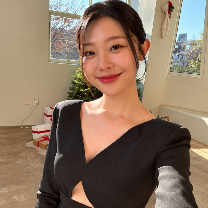 "They say she's the Ewha beauty who used to line up Yonsei guys..." The look of a beauty currently active as an influencer