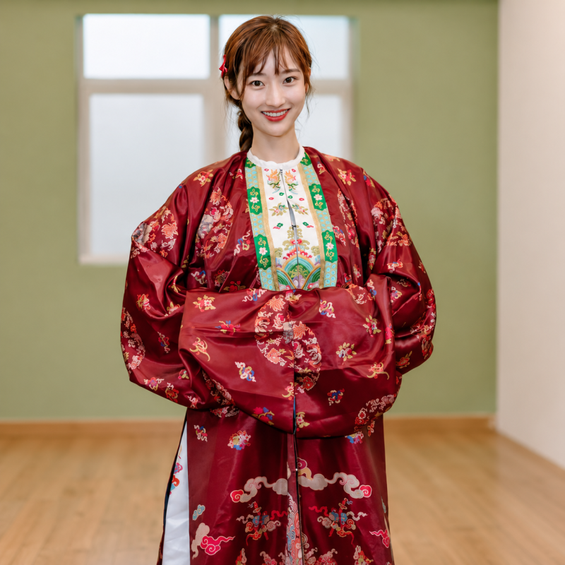 "She was an airline flight attendant before debuting in a Hanbok beauty pageant..." Influencer Kim Hye-soo's recent look