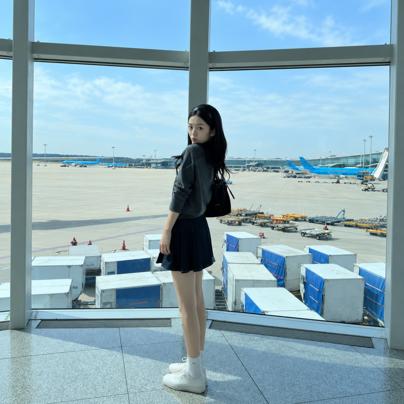 "You can't pull off a 2:8 parting like this..." Her fashion look, perfectly executed