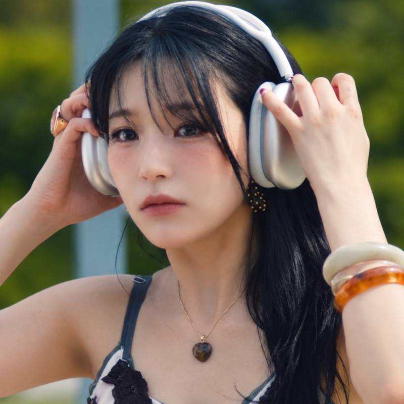 "They say she becomes a cold beauty once the eye smile disappears..." The daily look of an idol who was a middle school student at the time of her debut.